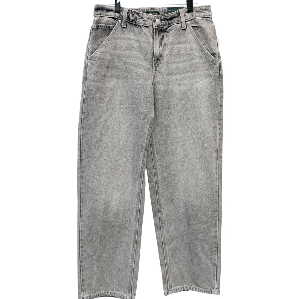Wild Fable Women's Gray 90s Relaxed Straight Rigid Denim Jeans Size 6